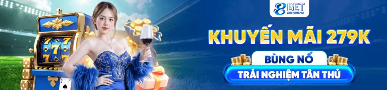 Sân vận động với ánh sáng rực rỡ và logo 5win bet, thể hiện sự phấn khích của cá cược thể thao
